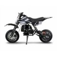 thumbnail image 3 of Kids Mini 50CC Gas Dirt Bike, 2 Stroke Ride on Bike with Off-Road Tire, Shocks, Pull Start, Oil Mixed Required, Support Up to 165lbs,Max Speed 20Mph, Age 8+, 3 of 4