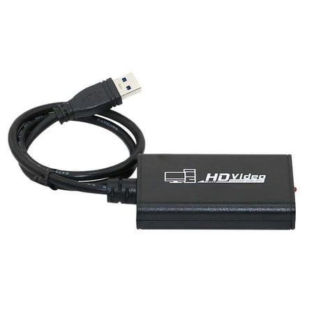 USB 3.0 1080P Full HD HDMI Game Capture Card HDMI to USB Adapter Converter Audio Game Capture Video Card Recording Box For Windows PC Computer PS3 PS4 XBOX (Best Processor For Recording Games)