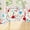 Flowers, variant on Smile Bee Waterproof Vinyl Tablecloth, Rectangle Wipeable Spill-Proof Table Cover with Flannel Backing for Home, Kitchen, Dining, Party & Outdoor (0ff White, 60" x 84")