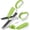 Green, variant on Herb Scissors with 5 Blades and Cover, Kitchen Herb Cutter with Cleaning Comb, Stainless Steel Multi Blade Herb Shears for Basil Parsley Cilantro, Easy Clean Cooking Tool, Unique Kitchen Gadgets Gift