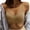 Beige, variant on LowProfile Tank Top for Women Casual Sleeveless Padded Bralettes Sports Bras Pack V Neck Bando Bra Girls Vest Basic Shirts Tops Beige M