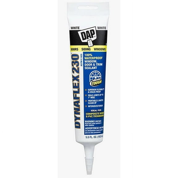 15-Pack of 5.5 oz Dap 18285 White Dynaflex 230 Premium Window, Door, and Trim Sealant