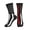 3 Black, variant on Women's Men's Thin Red Firefighter Line America Flag Colorful Novelty Pattern Crew Athletic Socks