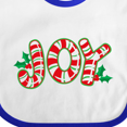 thumbnail image 4 of Inktastic Candy Cane Joy Boys or Girls Baby Bib, 4 of 4