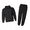 Black, variant on GOVISLAND 2 Piece Zip Up Hoodie and Jogger Sweatpants Set, Black, “Limited Edition” Red Graphic, Matching Outfit