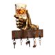 thumbnail image 2 of Gancho para llaves, decoración de pared con nombre, puerta de entrada, cocina, pasillo, garaje, vaso de whisky personalizado, llavero con marco de metal, whisky de mano, salón, puerta de, 2 of 6