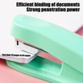 thumbnail image 5 of Gmluru Portable Stapler Effortless Stapler Compact And Portable Office And Stationery Macaron Colored Medium Sized Stapler, 5 of 7