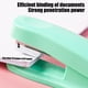 thumbnail image 4 of Grapadora compacta y portátil sin esfuerzo para oficina y papelería estudiantil. Grapadora mediana de color macarrón., 4 of 6