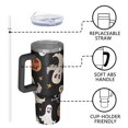 thumbnail image 4 of Playful Halloween Ghosts Pattern Tumbler with Handle and Lid,40oz Double Wall Vacuum Insulated Tumbler,Cups Gift for Women and Men, 4 of 7