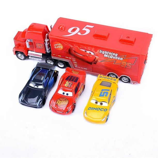 Disney coches Pixar Cars 3 de juguete para ninos coleccion de coches de rescate Rayo Mcqueen tio Mack escala 1 55 regalo Walmart en linea