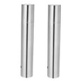thumbnail image 6 of FRCOLOR 2pcs Certificate Tube Diploma Storage Tube Metal Poster Holder Stainless Steel Storage Tube, 6 of 8