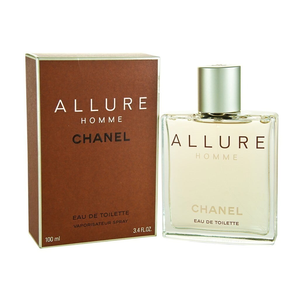 Chanel Allure Eau De Toilette Spray Perfume Cologne, 100ml/3.4oz