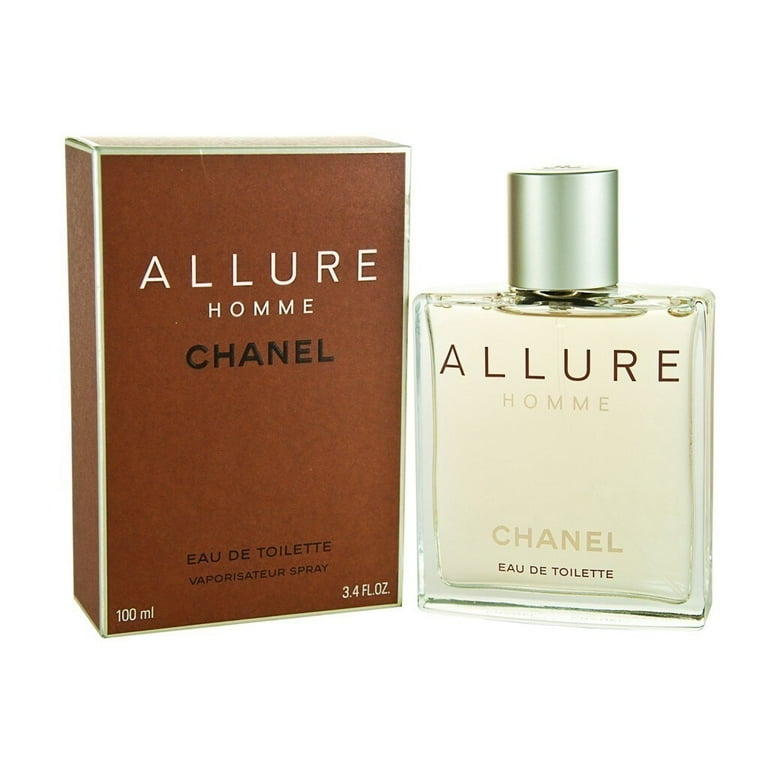 Chanel Allure Eau De Toilette Spray Perfume Cologne, 100ml/3.4oz