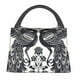 thumbnail image 1 of Easygdp Artistic Black White Peacocks Bolsa de Almuerzo Insulada Reutilizable, Bolsa de Mano y Bandolera para Oficina, Trabajo, Viajes, 1 of 6