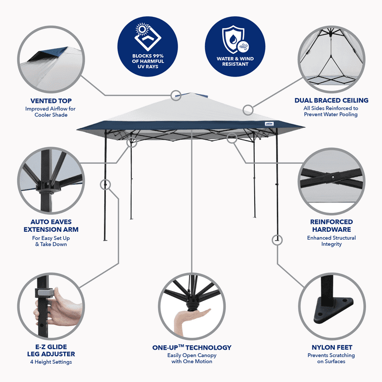 USパップテント Gymax 13 ft. x 13 ft. Outdoor Patio Pop Up Canopy Tent Sun
