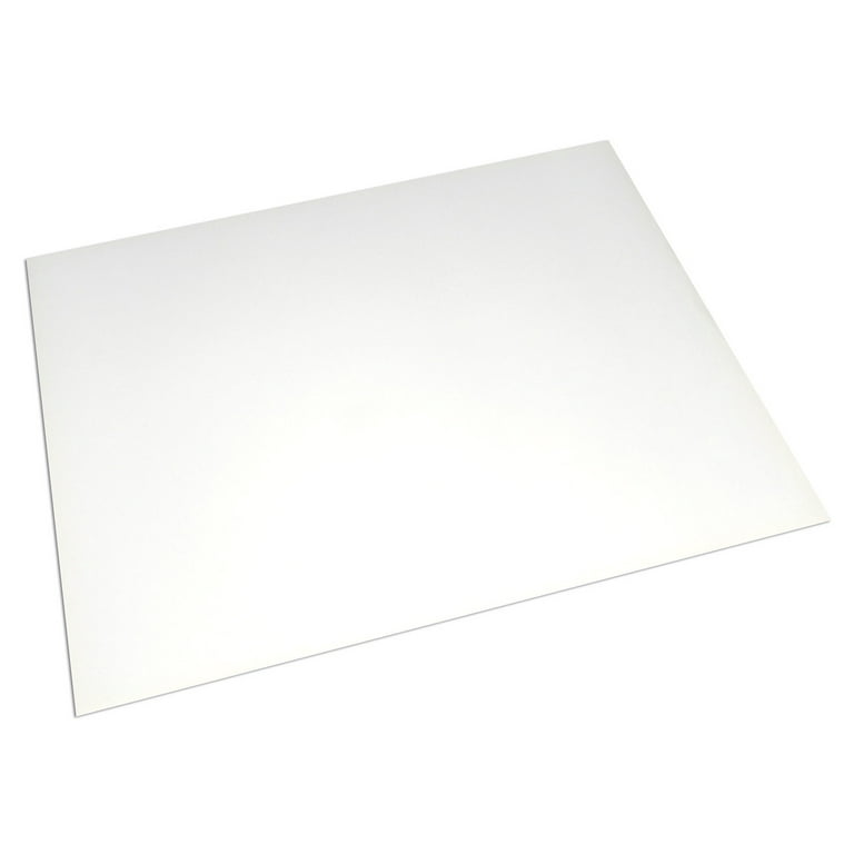 Qty= 100 (10 Packs of 10): Office Depot White Poster Board 22 x