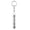 Silver, variant on Joernso UV Flashlight Keychain Mini Battery Operated Portable Multifunctional Anti-fake Money Detection Metal Black Lamp Torch Key Ring Backpack Supplies
