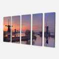 thumbnail image 2 of Windmills at Sunrise Panorama - Landscape Canvas Art Print, 2 of 3
