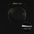 thumbnail image 2 of Uxcell Watch Glass Sapphire Crystal Lens Single Dome Round 36mm Dia. 1.3mm Edge Thickness Clear, 2 of 5