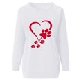 thumbnail image 4 of PNTUTB Womens Fashion Crew Neck Casual Hoodless Loose Long Sleeve Shirts Graphic Comfy Sweatshirts, 4 of 5