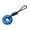 Blue, variant on Interactive Squeaky Spiky Ring Dog Toy for Chewers – Teething Ring with Rope Training and Boredom Buster for Small to Large Dogs
