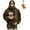 Brown, variant on Kokopaws Pet Sling Hoodie, Oversized Sweatshirt with Front Carry Pouch for Cats, Puppies, and Small Dogs