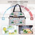 thumbnail image 4 of Disketp Back To School Lonchera Térmica para Mujer y Hombre, Bolsa de Almuerzo Reutilizable e Impermeable para Trabajo, Viajes y Picnic, 4 of 7