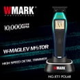 thumbnail image 3 of WMARK HAIR CLIPPER PROFESSIONAL,Magnetic Levitation Motor 10000RPM,HAIR Cutter machine, 3 of 7