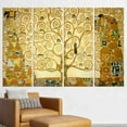 thumbnail image 3 of Klimt The Tree Of Life, 3D Canvas, Large Wall Art, Printed Canvas Canvas, Klimt Tree Canvas Art, Home Decor Canvas Print, Canvas Wall Decor - Natural Framed, 3 of 9