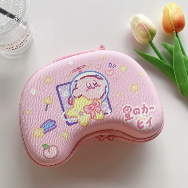 Caja de almacenamiento con asa para consola de juegos, bolsa de protección contra caídas de dibujos animados, Anime Switch Pro, Kirbys Mymelody Kuromi Kawaii, accesorios para Ps4/5, nuevo