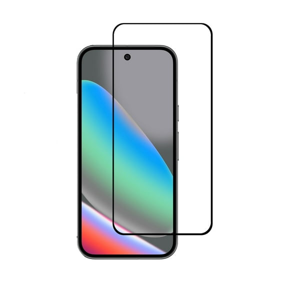 PAPAUTOP [2 Pcs] Black Full Coverage Easy Installation Tempered Glass Screen Protector for Google Pixel 10 2025