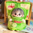 thumbnail image 3 of Muñeco de algodón de peluche Kawaii, figura de superestrella, sin atributos, mono de aguacate, puede cambiar la ropa, regalo, 20cm, 3 of 5