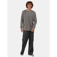 thumbnail image 5 of No Boundaries Men's & Big Men's Raglan Sleeve Thermal Shirt, Sizes XS-5XL, 5 of 8