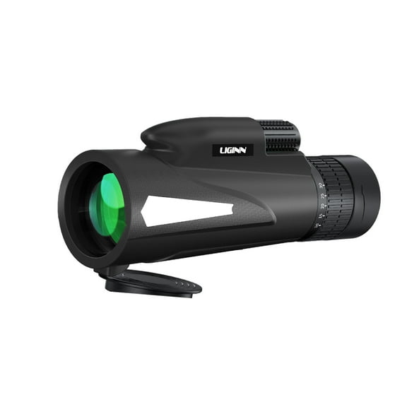 Pompotops 10-30x50 Monocular for Adults, Outdoor HD Telescope, Sightseeing Phone Photography 10-30X Magnification Low Light Level Night Vision With Stable Tripod And Phone Holder