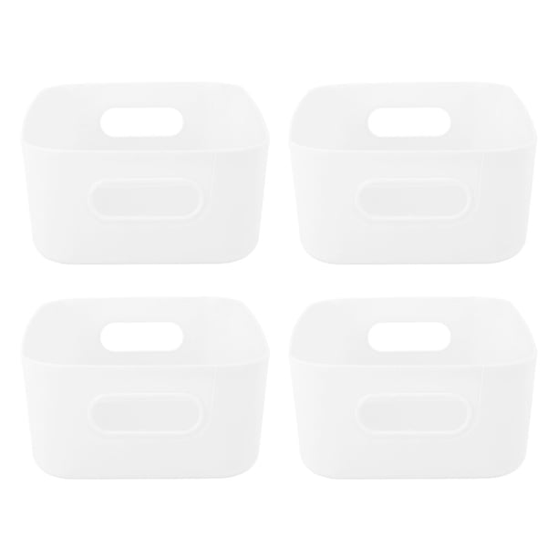 10 Cajas de Armario, Cestas de Almacenamiento, Mini Contenedor Organizador Con Bordes Redonteados, Material PP, Cestas de Almacenamiento Portátiles para Oficina, Cocina Con