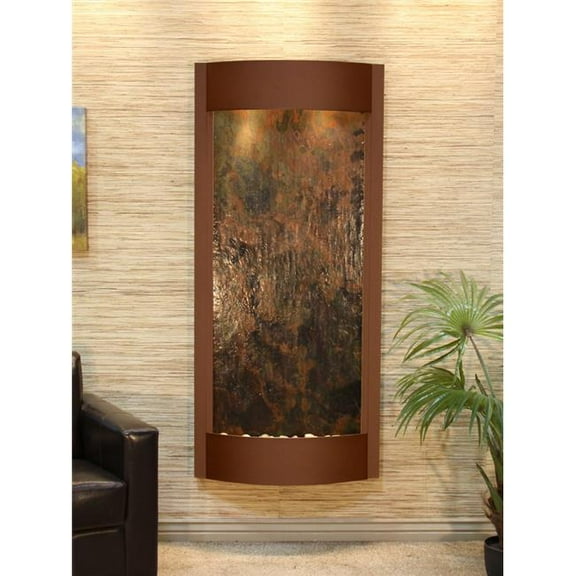 Adagio PWA3714 Pacifica Waters Woodland Brown Multi Color Featherstone Wall Fountain