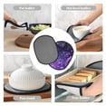 thumbnail image 7 of Naloa Purple Bubble Abstract Art Silicone Pot Holders, Oven Mitts Heat Resistant Hot Pads, Non Slip Pot Holder for Kitchen Baking and Cooking 9.4 x 7.5 Inches, 7 of 7