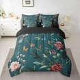 thumbnail image 2 of Castle Fairy Animal Birds Butterflies Twin Bedding Sets 7-Piece for Boys Girls,Chic Floral Flowers Bedding Comforter Set Microfiber,Vintage Aesthetic Breathable Sheet Sets,Luxury Bedroom Decor, 2 of 8