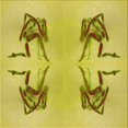 thumbnail image 1 of Ahgly Company Machine Washable Indoor Square Transitional Banana Yellow Area Rugs, 4' Square, 1 of 7