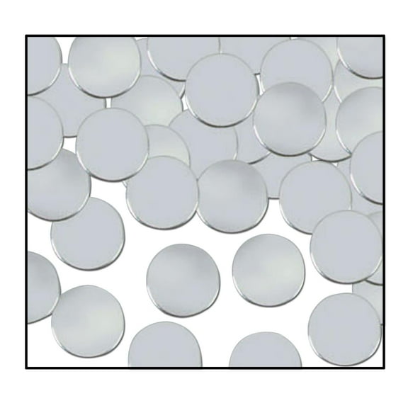 Beistle Silver Dot Confetti (12 Packages/Case)