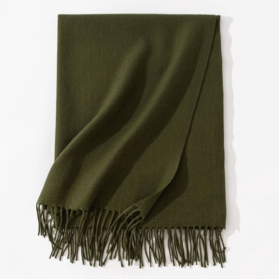 Lepsheexh Womens Scarf Solid Warm Elegant Scarf All Match Neck Gaiter And Outdoor Decorative Shawl for Cold Weather