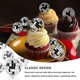 thumbnail image 2 of Tapa para tarta de graduación disco, 20 piezas de decoración de tarta de graduación disco de los años 70, tapa para cupcakes, tema disco de cumpleaños, suministros para fiestas de los 70, selección de, 2 of 5