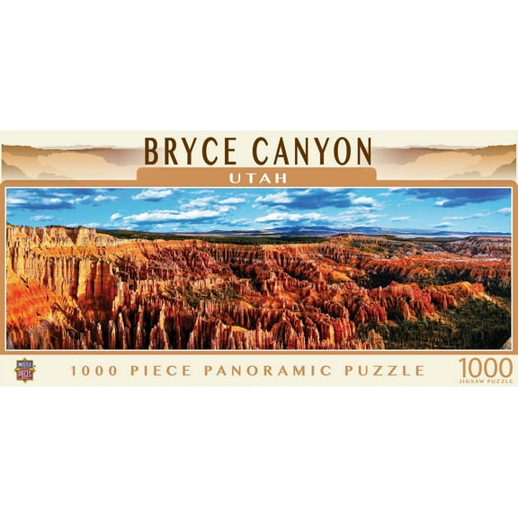 MasterPieces 1000 Piece Jigsaw Puzzle For Adults, Family, Or Youth - Bryce Canyon Panoramic - 13"x39"