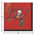 thumbnail image 2 of Tampa Bay Buccaneers Paper Beverage Napkins 48 Count for 24 Guests, 2 of 3