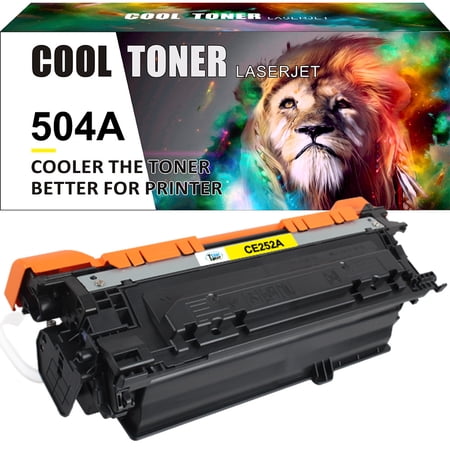 Cool Toner Compatible Toner Replacement for HP 504A CE250A Color Laser Printers CM3530 CP3525 CP3530 （Yellow  1-Pack) price history on PriceWatchPro