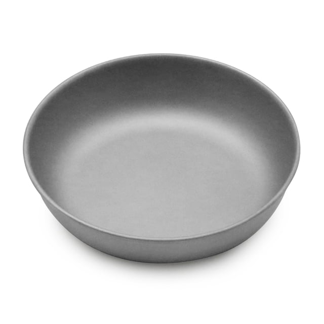 Graflsoa Lightweight Matte Titanium Dish for Food, Fruits, and Vegetables – Small Size, Durable & Corrosion-Resistant for Indoor and Outdoor Use