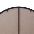 thumbnail image 5 of 36" Round Wall Mirror, Black Metal Framed Circle Mirror for Bathroom & Living Room, Oversized Vanity Mirror with Rust-Resistant Frame, Modern Dressing Mirror for Bedroom Decor, Large Home Wall Decor, 5 of 7