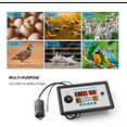 thumbnail image 5 of 2X Smart Thermostat Digital ZFX-W9002 Thermostat Temperature Humidity Control Incubator 360 Automatic Egg Turning 12V, 5 of 6