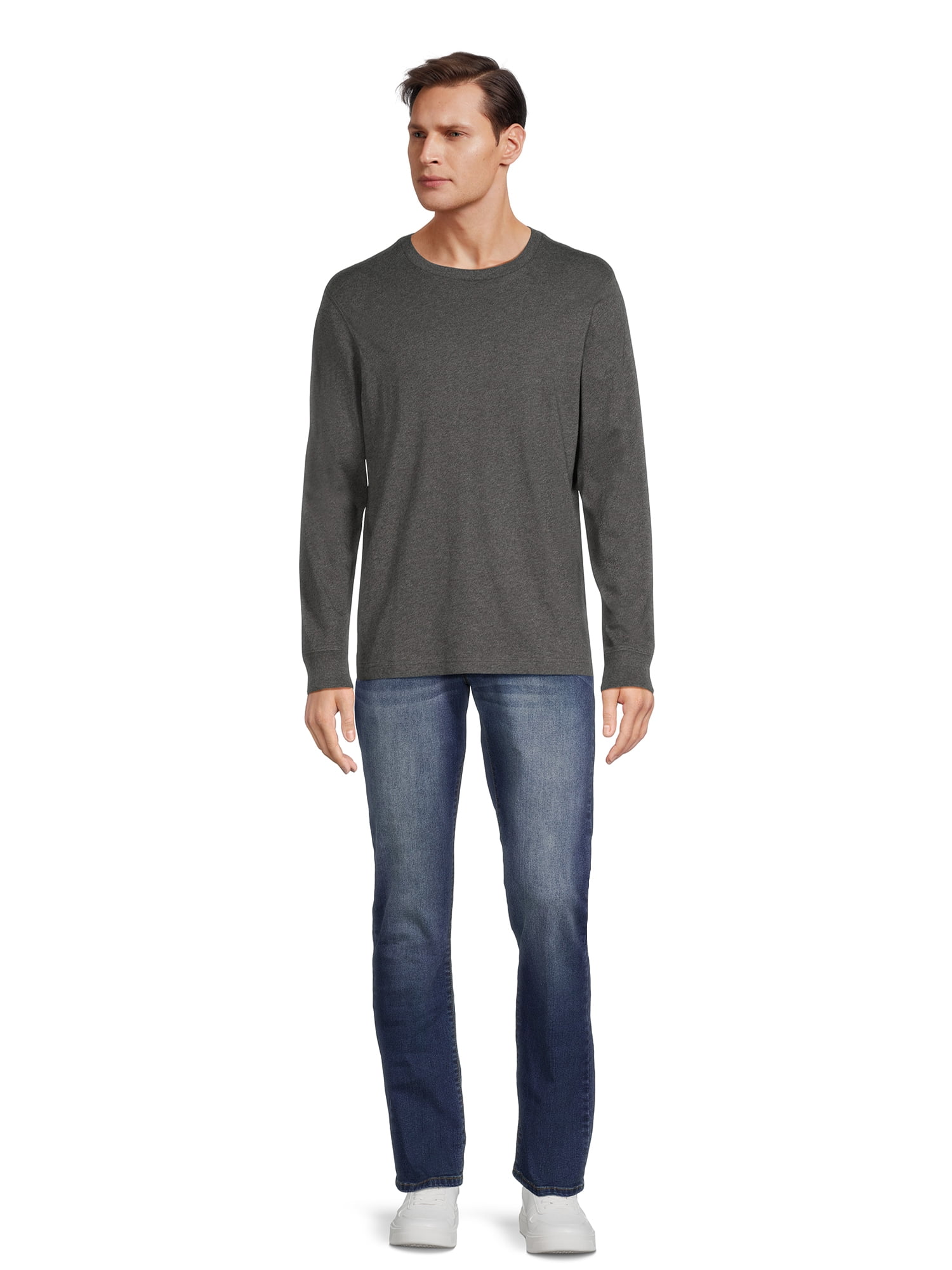 George Men's Long Sleeve Crew T-Shirt