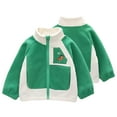 thumbnail image 4 of Esaierr Kids Baby Full Winter Outerwears Tops for Boys Toddler Plush Warm Outwear Kid Full Winter Coats 2-10Y Kid Autumn Winter Sports Outerwears, 4 of 8